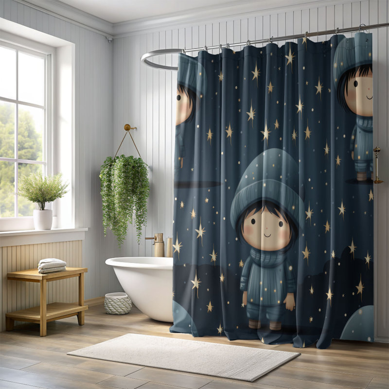 Christmas Eve - Premium Shower Curtain, 74"H x 71"W