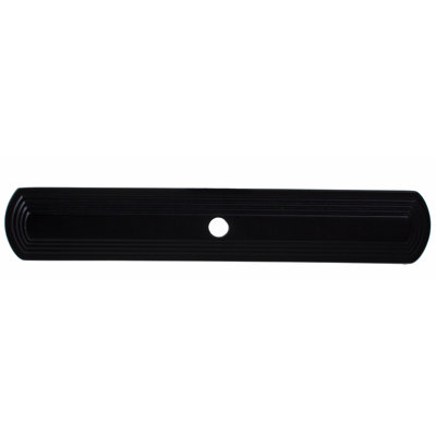 Narrow Rounded Rectangle Cabinet Knob Backplate