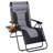 Oversized Padded Zero Gravity Reclining Lawn Chair with Cup Holder (Supports up to 400 lbs)-300050006