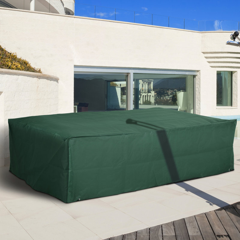 Dark Outdoor Sectional Furniture Cover, 97" X 65" 26", Heavy Duty Waterproof Patio For All Weathers 26" Protection, Use