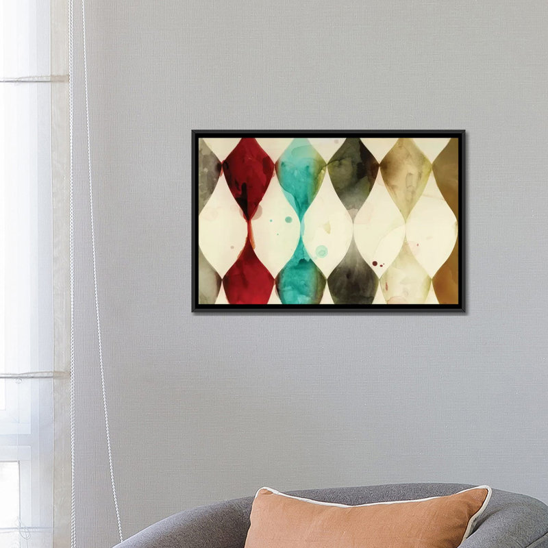« tacheté heralds », reproduction sur toile, H 18 po x l 26 po x P 1,5 po, Toile avec cadre noir, Pas de tapis