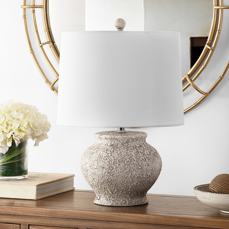 Lampe de table 21 "gris clair advika