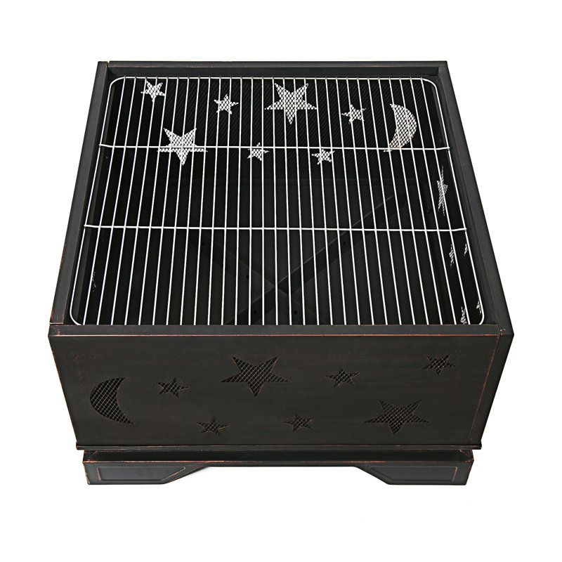 Foyer carré 26 po avec barbecue