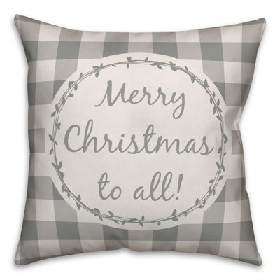  Housse de coussin Merry Christmas to All