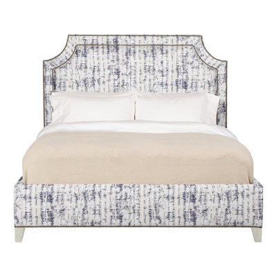 Audrey/Asher Upholstered Maple Standard Bed