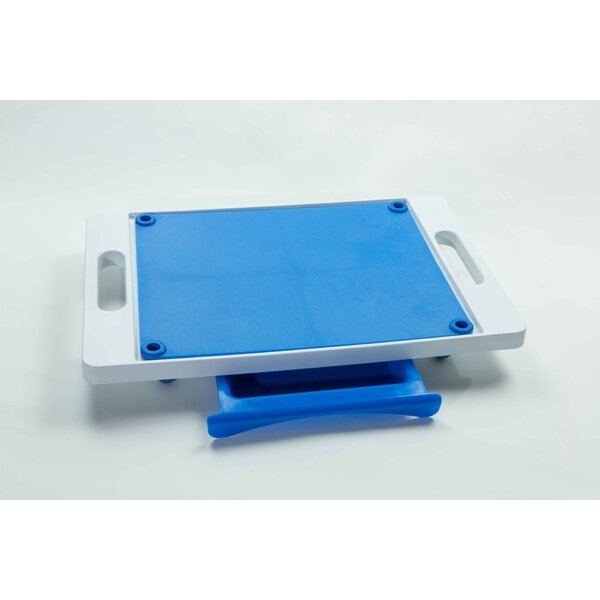 Plastic Cutting Board With Handle For Fruits Chopping Blue Color Small Size