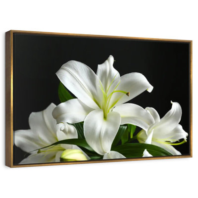 Fresh White Lilies