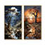 Baobab, arbre, scène surréelle - ensemble de 2 reproductions d'art sur toile-1839954593-1839954267