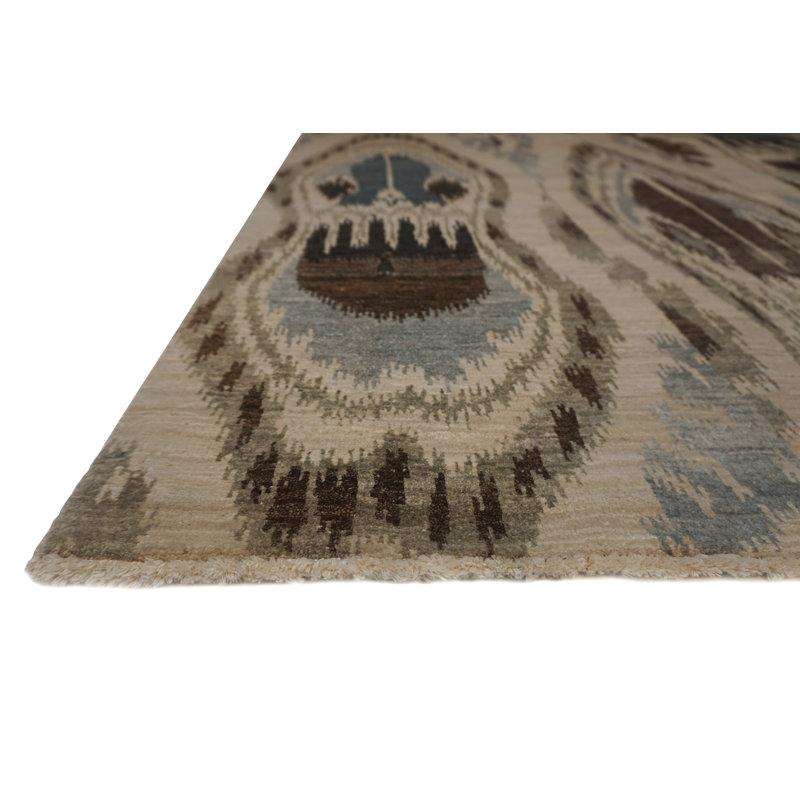 Jazz Couture Hand Knotted Wool Area Rug, Rectangle 8' x 10'