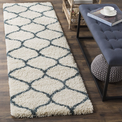 Tate Hudson Shag Performance Geometric Rug