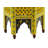 Handmade Moroccan Wood Table Moucharabi Yellow