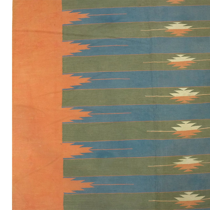 Dhurrie Hand Woven Wool Area Rug