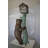Bear beside a Tree with Mailbox Bronze Statue -  Size: 19"L x 20"W x 50"H. 