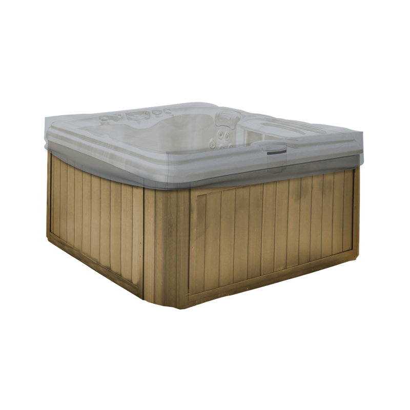 Heavy Duty Hot Tub Jacuzzi Outdoor Gazebo Covers/ Cover for Hot Tub, 14" H x 96" W x 96" D, Gray