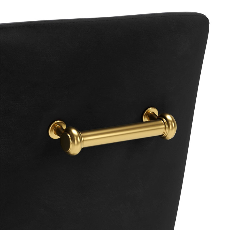 Tabouret de comptoir 25,5 po Maurilia, Noir, 1