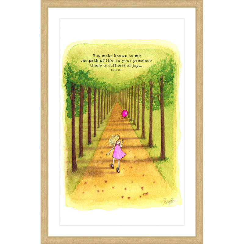 «Path» par Phyllis Harris, reproduction encadrée, H 30 po x l 20 po x P 1,5 po