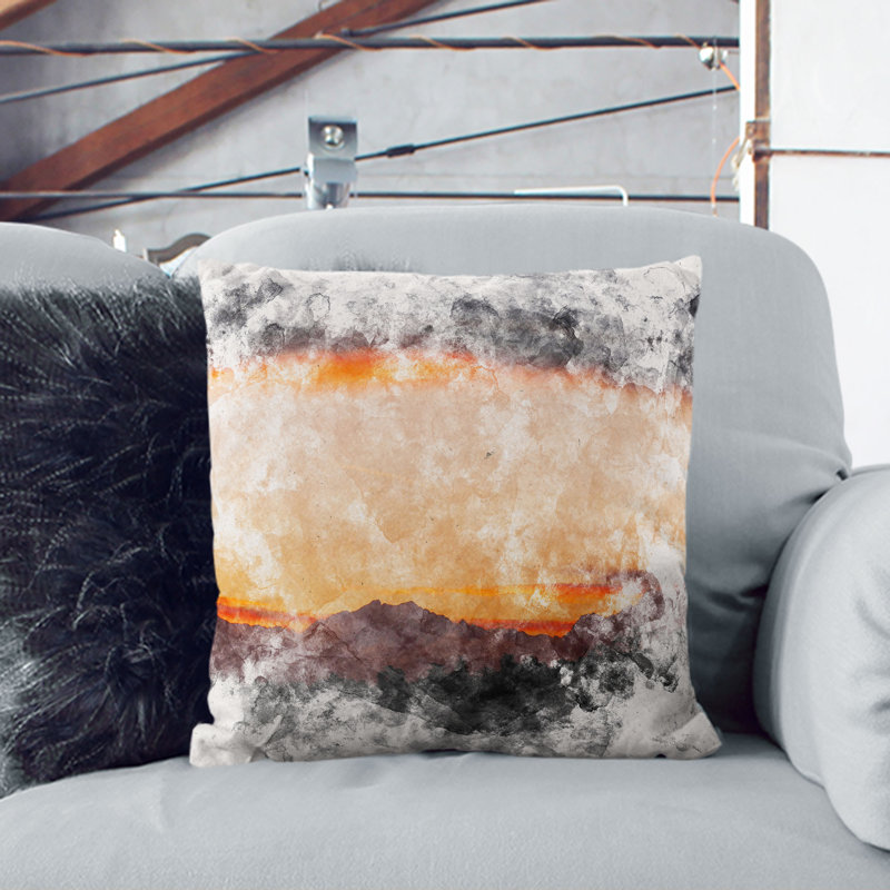 Square Throw Cushion, 55cm H x 55cm W x 20cm D