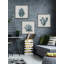 Lucas Greens by Marmont Hill - 3 Piece Single Picture Frame Painting-1080148519