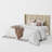Canuto Upholstered Platform Bed with Wingback Headboard-2034028131-2034028128