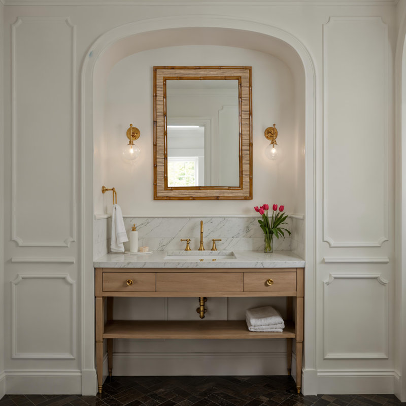 Rectangle Bamboo / Rattan Mirror