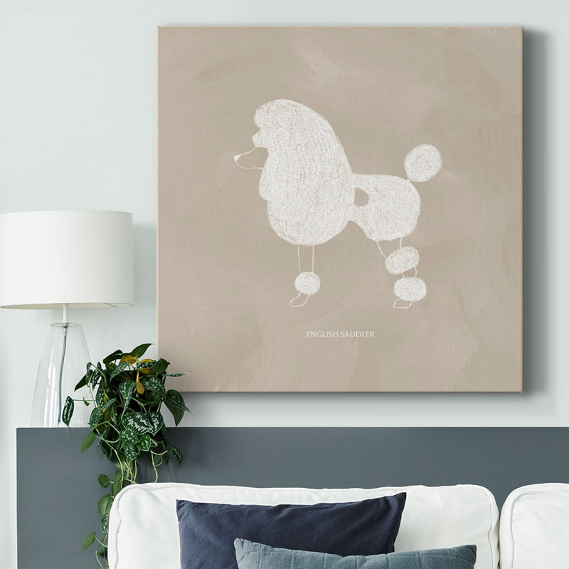 Toile tendue I-Gallery Poodle Cuts, H 40 po x l 40 po x P 1,5 po