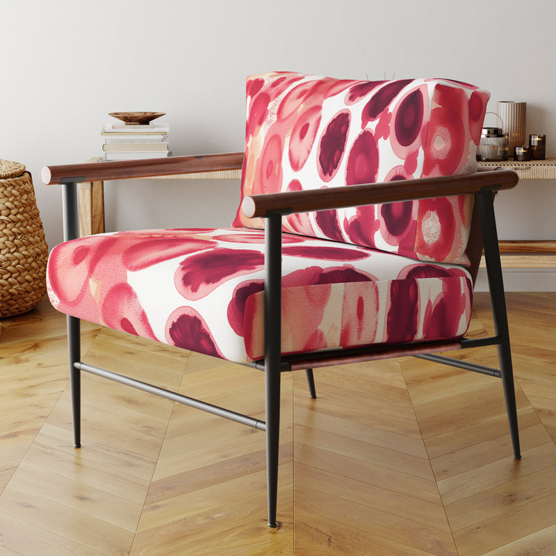 Chaise d'appoint Huppert Watercolor, Noir