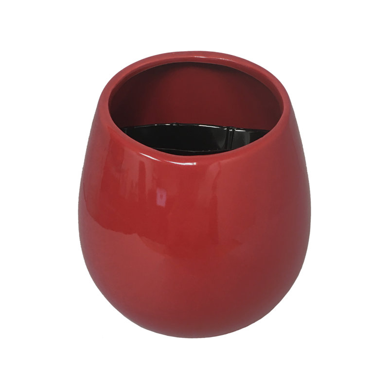 Jardinière murale Hilaria, H 3,5 po x l 4 po x P 5 po, Rouge lustré