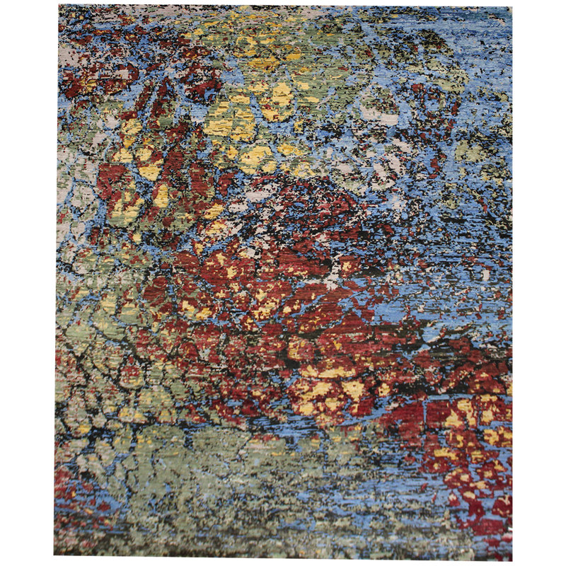Abstract Area Rug, Rectangle 8' x 10'