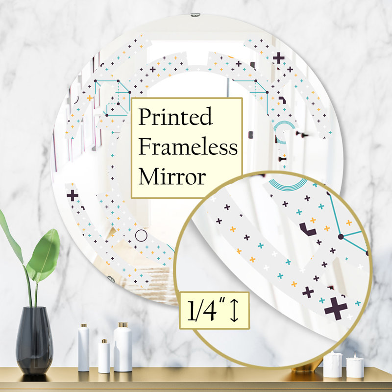 Miroir mural Space, H 31,5 po x l po