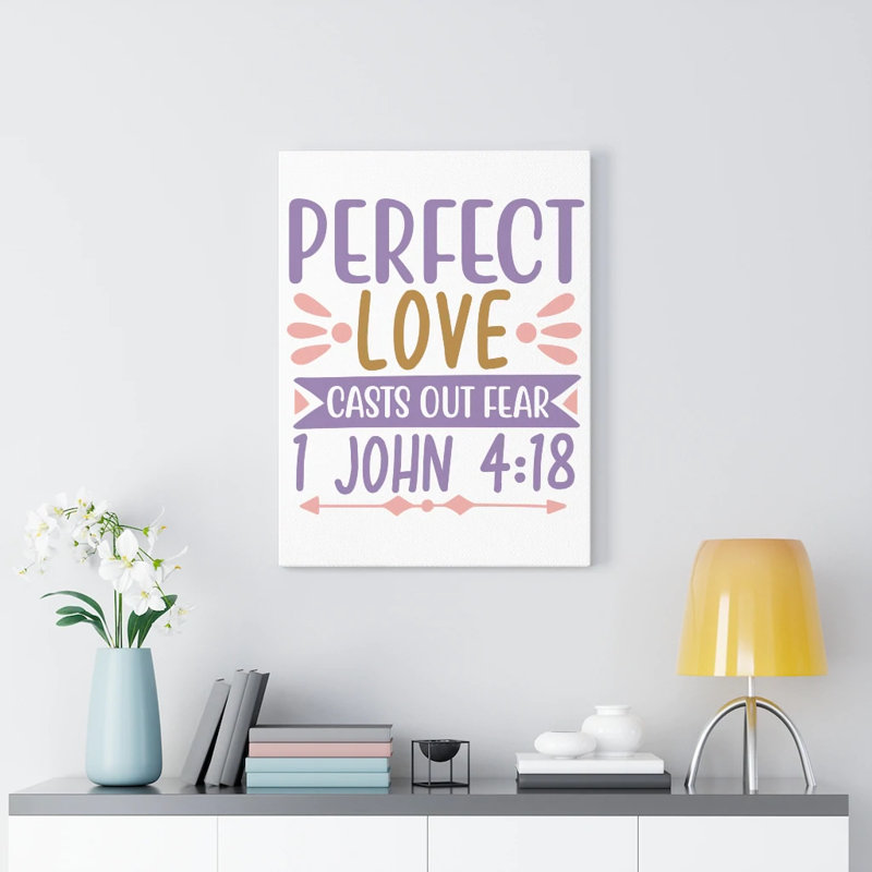 Perfect Love Casts - Wrapped Canvas Print, 61cm H x 46cm W