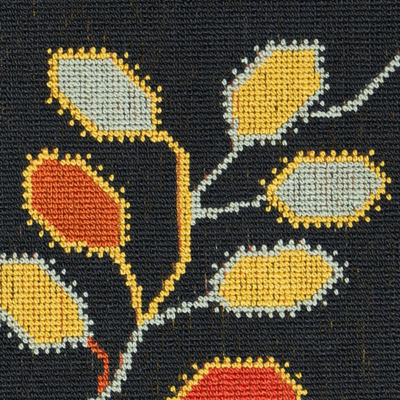 Tissu appliqué Schumacher x Neisha Crosland, Suie