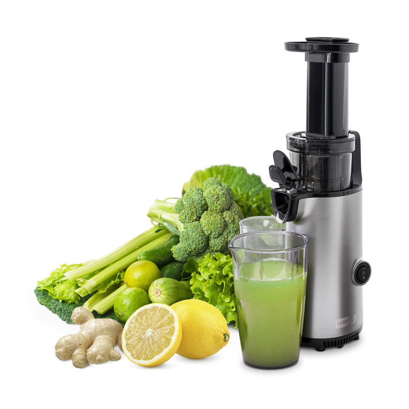 Dash Compact Cold Press Power Juicer, Graphite