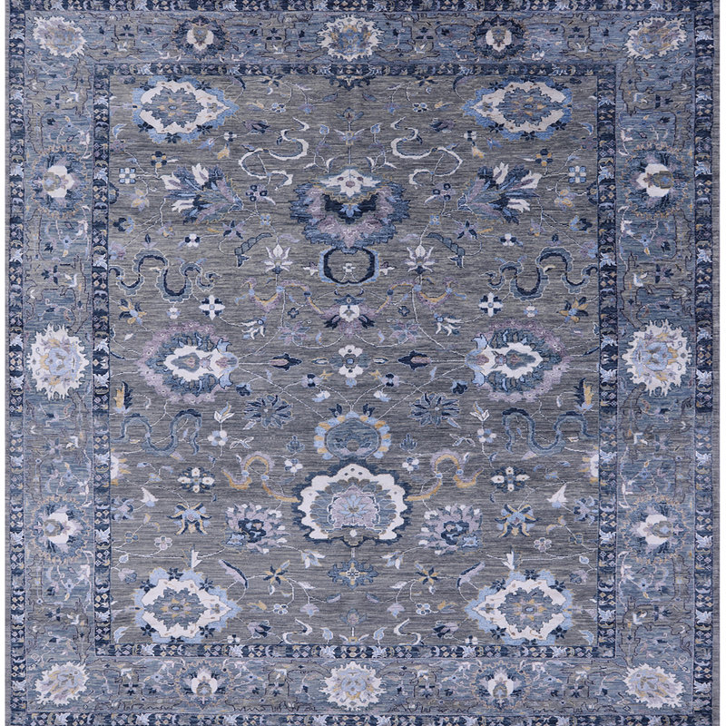 Tapis bleu Alishan, Carré 8 pi