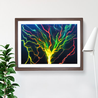 XH1022-3005X Electricity Art Painting Vol.3 - Single Picture Frame Print