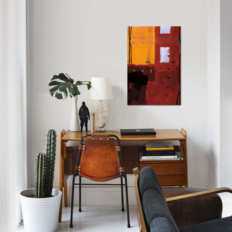 « assembler », reproduction sur toile, H 18 po x l 12 po x P 1,5 po, Pas de tapis, Toile tendue