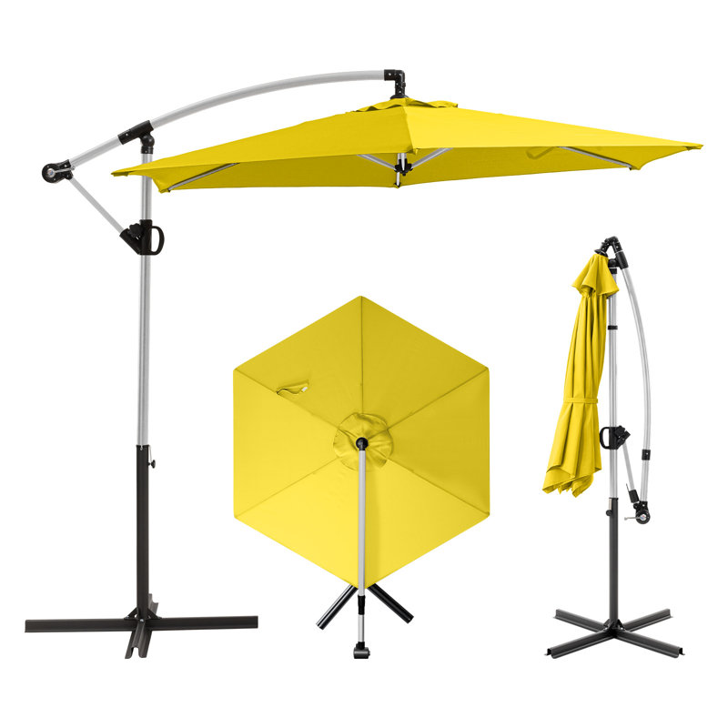 Parasol de patio extérieur 9 ', Jaune