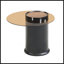 Ensemble de 2 tables basses rondes gigognes-1020736321