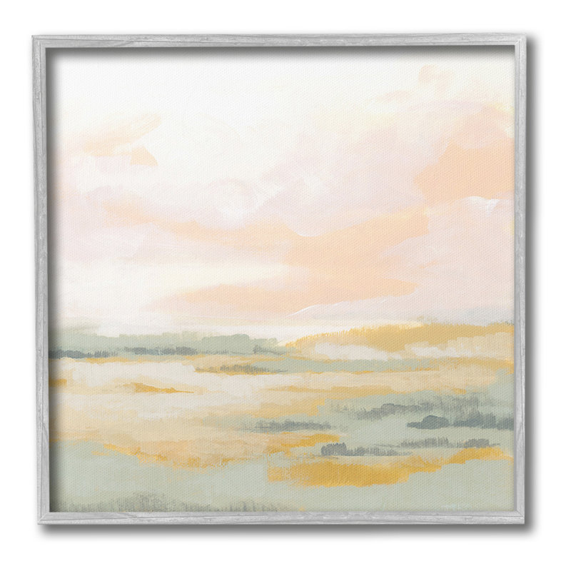 «Pastel Clouds Horizon» par June Erica Vess sur toile, H 17 po x l 17 po