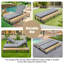 Chaise longue de patio réglable à 5 positions avec table d'appoint Apollo-123818047