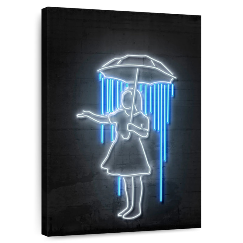Nola, fille avec un parasol, H 39 po x l 26 po
