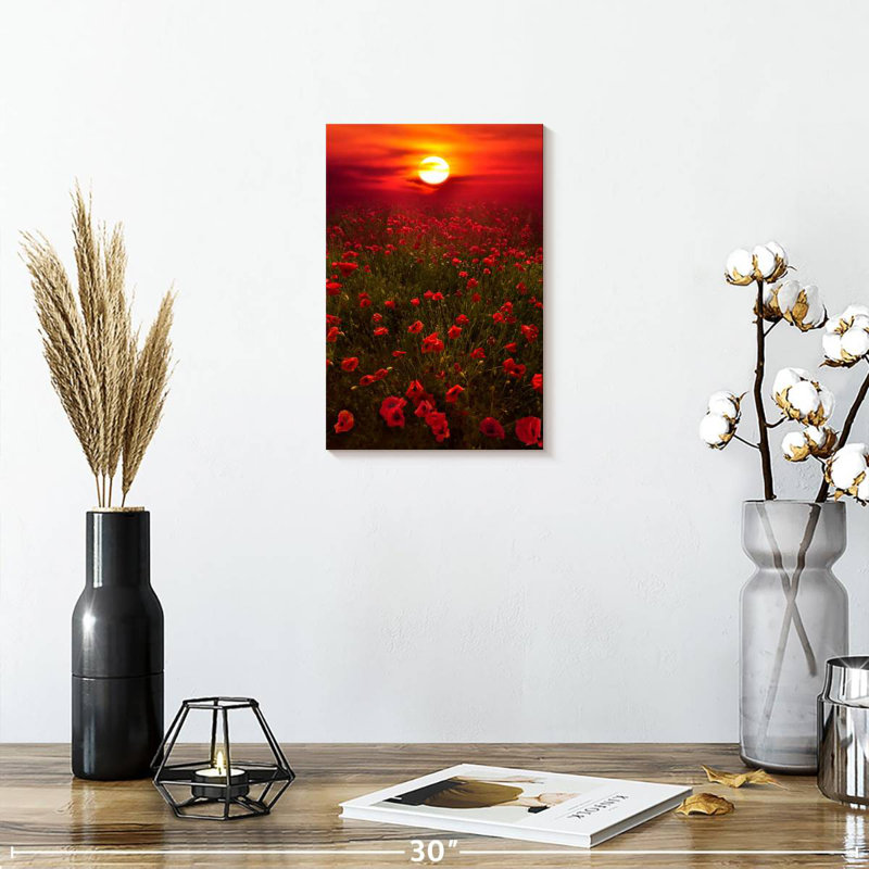 Harnek Warm Sunset Meadow, 12" H x 8" W