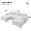Canapé modulaire 86,5 po Chenille-1234401556