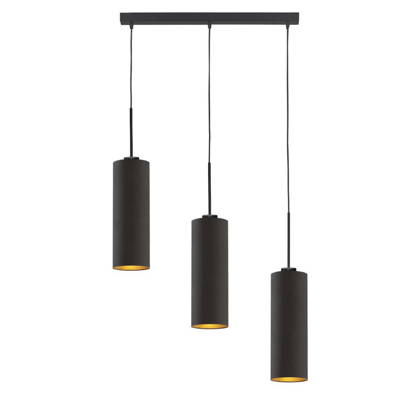 Tonasket 3 - Light Kitchen Island Pendant, Black