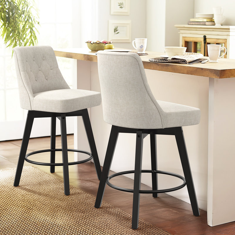 Tabourets de bar - Gris clair