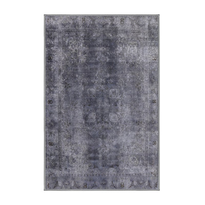 Tapis oriental gris / ivoire Ikeda
