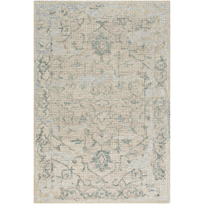 Waterville Hand Tufted Wool Abstract Indoor Rug