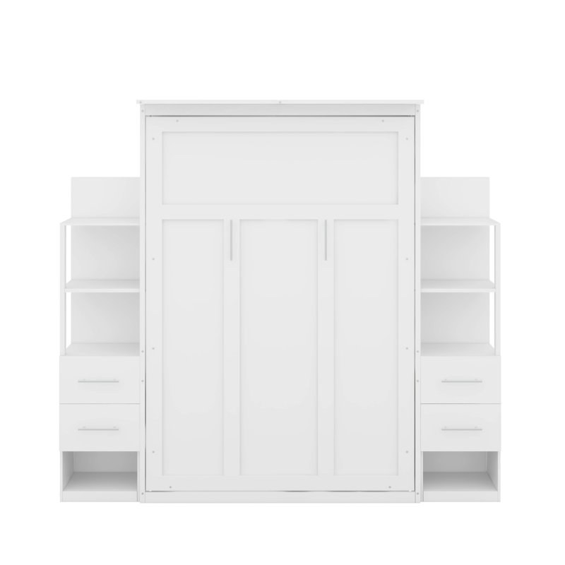 Stephaie Murphy Storage Bed, Full/Double, White