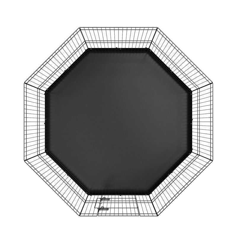 VEVOR 24" Foldable Metal Dog Playpen with Bottom Pad