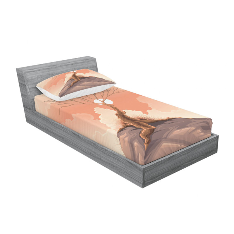 Microfiber Sheet Set, Twin XL Sheet Set with Fitted Sheet