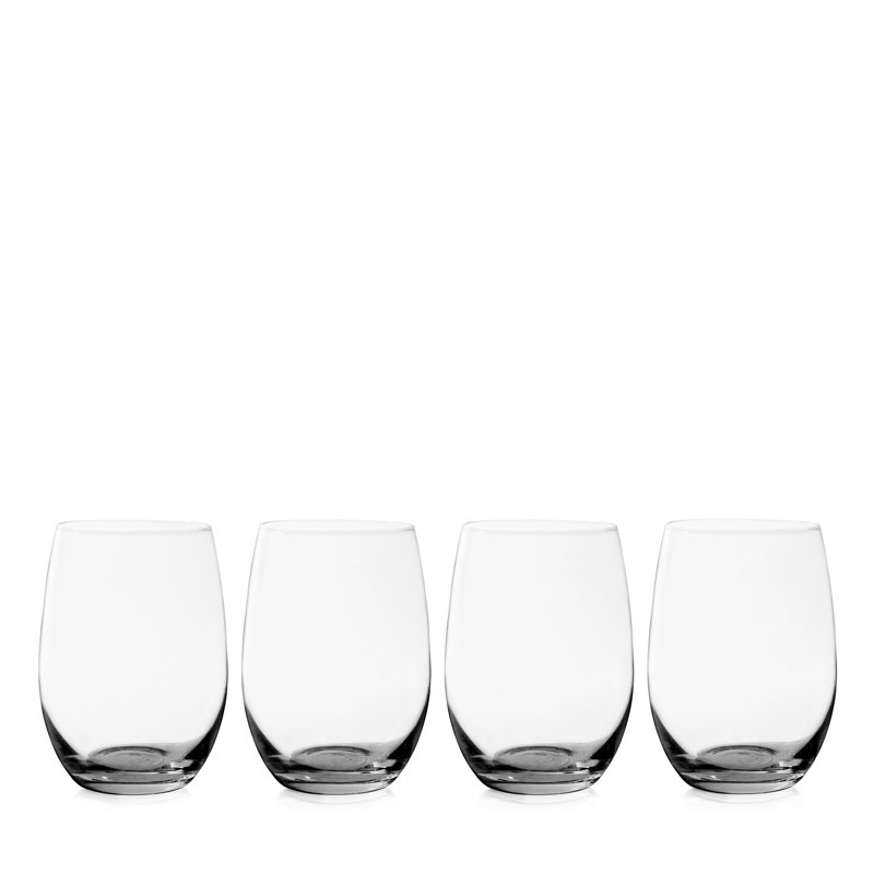 Ensemble de 4 verres à vin sans pied Vino